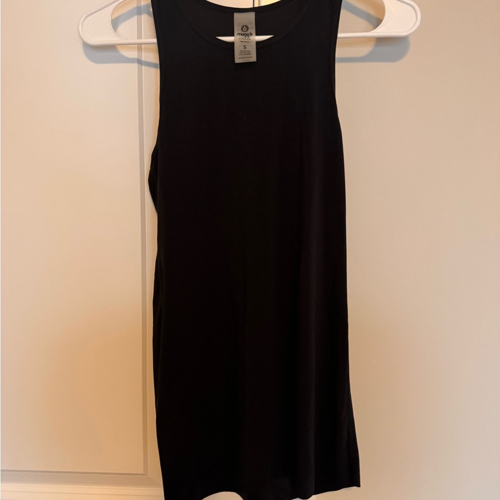 Mono B Black Tank Top